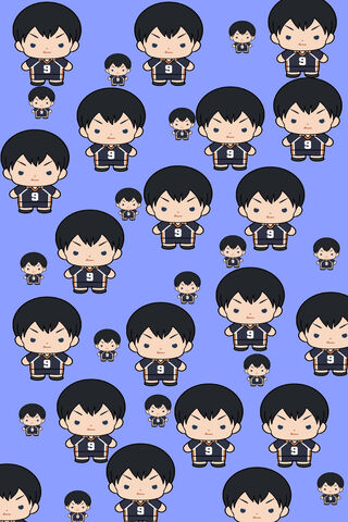 Kageyama's Court: A Chibi Showdown! 🏐✨