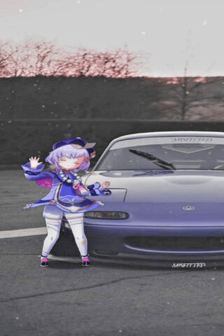 Genshin Impact Meets Miata: A Dreamy Ride! 🚗✨