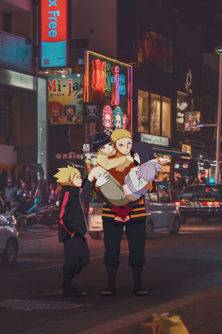 Naruto's Legacy: A Family Bond in the Hidden Leaf