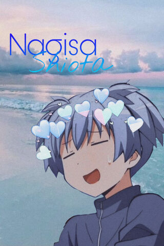 Nagisa's Serene Smile 🌊💙