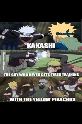 Kakashi's Endless Training with Pikachu Power! ⚡️💪