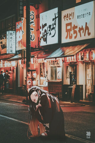 Nezuko's Night Adventure 🌙✨