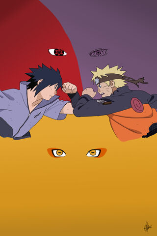 Epic Showdown: Naruto vs. Sasuke 🔥⚔️