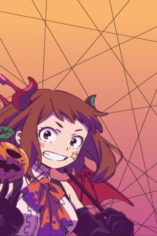 Ochaco's Spooky Transformation! 🎃👻