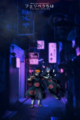 Shadows of the Akatsuki: Pain and Konan Unite 🌌✨