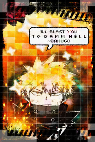 Explosive Pixels: Bakugou Unleashed! 💥