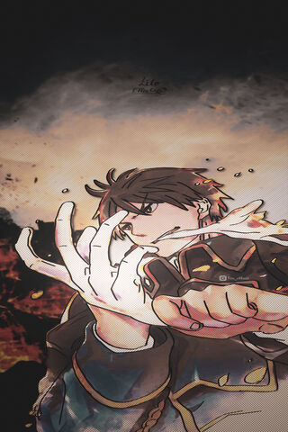 Flames of Ambition: Roy Mustang in Action 🔥