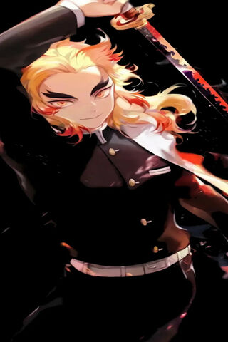Rengoku Kyoujurou: The Flame Hashira Ignites the Night! 🔥