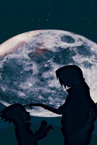 Under the Moonlight: A Brotherly Bond 🌙✨