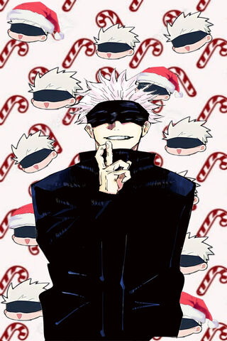 Satorou Gojou's Festive Vibes! 🎄✨