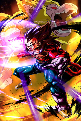 Vegeta Unleashed: The Power of Super Saiyan 4! ⚡️💥
