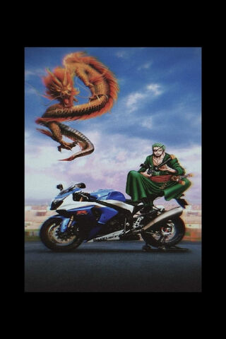 Sasha's Epic Ride: A Fusion of Fantasy and Speed 🏍️🐉