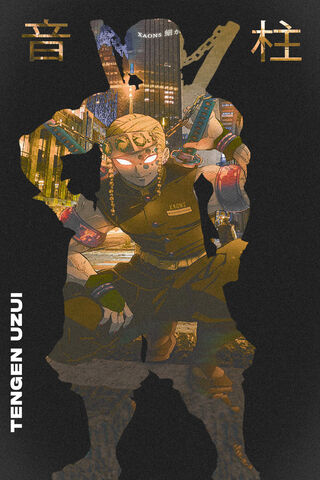 The Flashy Hashira: Tengen Uzui in Action! 🎇