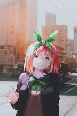 Yotsuba Nakano: The Cheerful Spirit of the City! 🌟