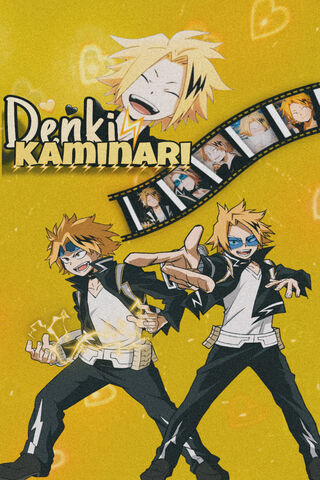 Electrifying Charm: Denki Kaminari in Action! ⚡️✨