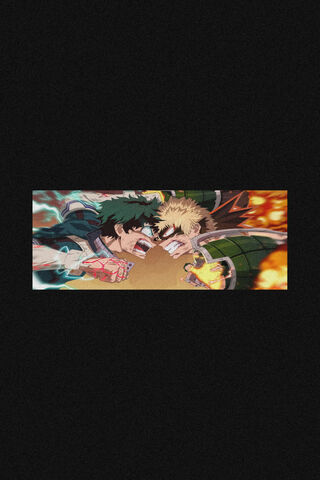 Epic Showdown: Deku vs. Bakugo 🔥⚡