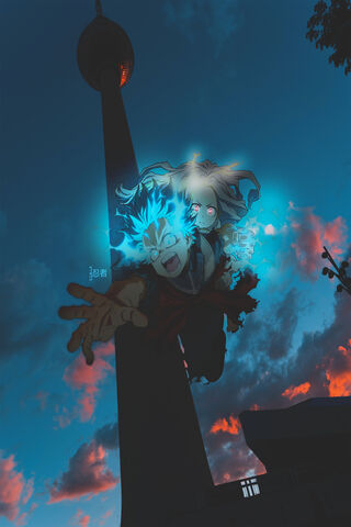 Heroes in the Twilight: Deku and Eri Unite! 🌌✨