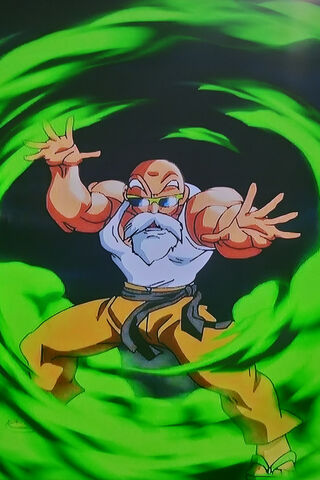 Master Roshi Unleashed: The Power of the Kamehameha! 🌊💥