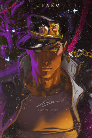 Jotaro's Cosmic Standoff 🌌✨