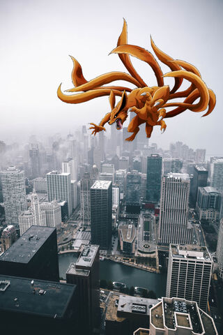 Kyubi: The Nine-Tailed Guardian of the City 🌆🦊