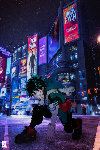 Deku's Urban Adventure 🌆✨