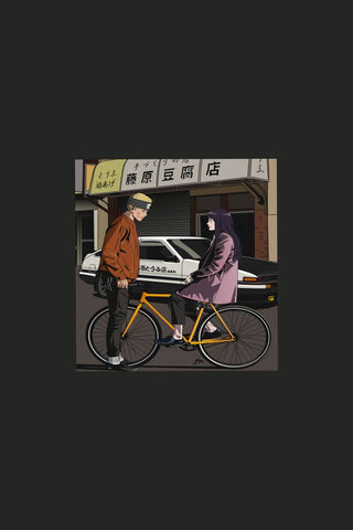 A Moment on Two Wheels: Naruto & Hinata