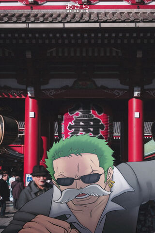 Zoro's Adventure in the City of Lights! 🌆⚔️