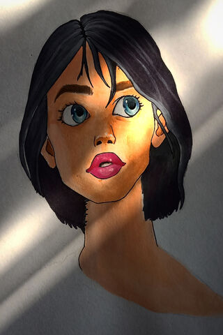 Radiant Glow: A Sunkissed Portrait