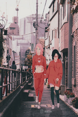 SARADA UCHIHA SAKURA