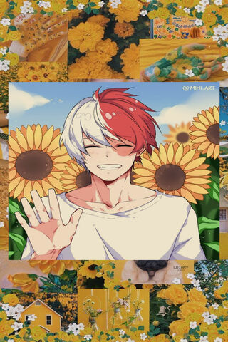 Todoroki wallpaper   Aesthetic anime Hero wallpaper Anime