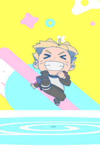 Boruto's Joyful Leap! 🌟