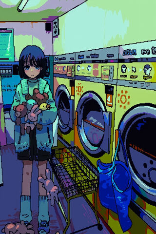 Yuki's Cozy Laundry Adventure 🧺✨