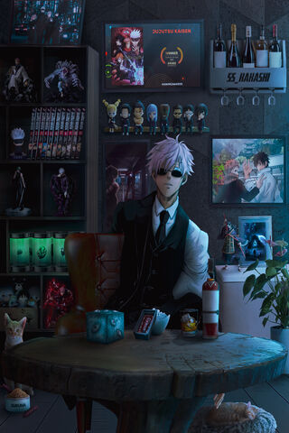 Chill Vibes with Daddy Gojo 🌟