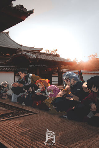 Guardians of the Flame: The Hashira Unite! 🔥