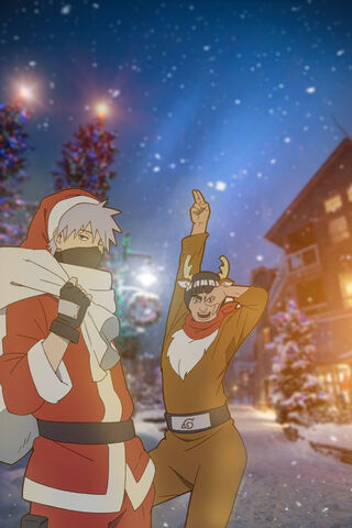 Holiday Shenanigans with Kakashi and Gai! 🎄🎉