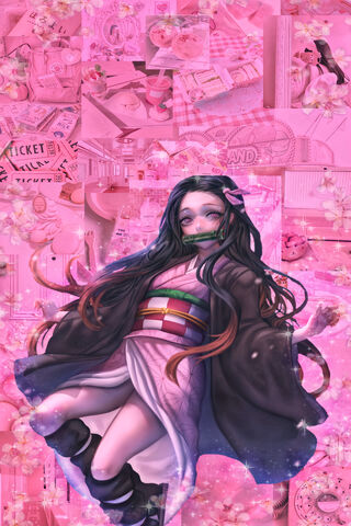 Nezuko's Enchanted Dreamscape 🌸✨