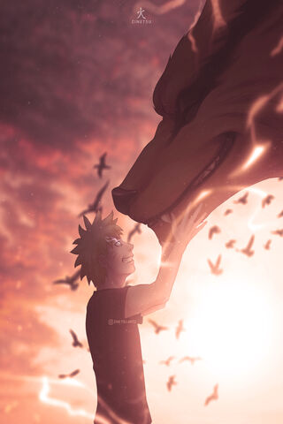 Bond Beyond Limits: Naruto and Kurama's Connection 🌅🐾