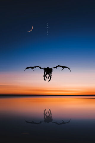 Ryuk: The Winged Watcher of Twilight 🌌🦇