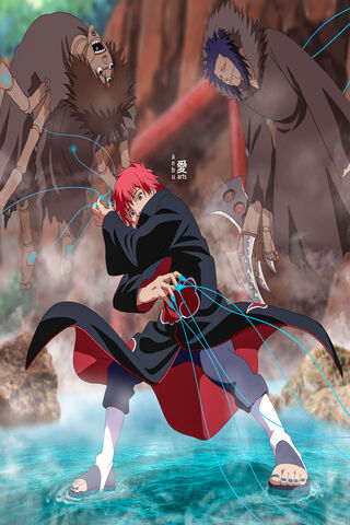 Sasori: The Puppet Master Unleashed! 🎭✨