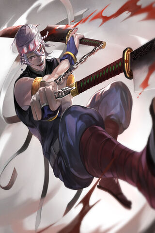 The Flashy Hashira: Tengen Uzui in Action! ⚔️✨