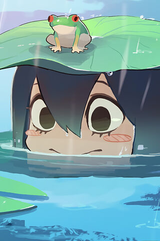 Tsuyu Asui: The Frog Hero in Action! 🐸✨