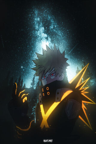 Explosive Power: Bakugo in the Night