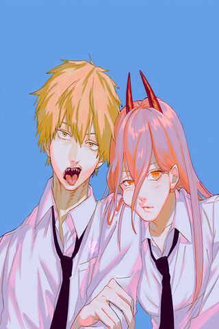 Demon Duo: Chainsaw Man's Unlikely Allies 🔪👹