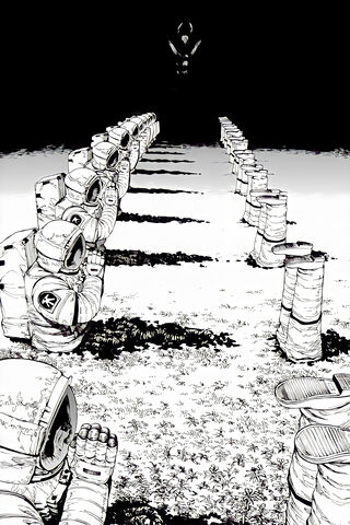 Astronauts in Awe: The Chainsaw Man Encounter 🌌🔪