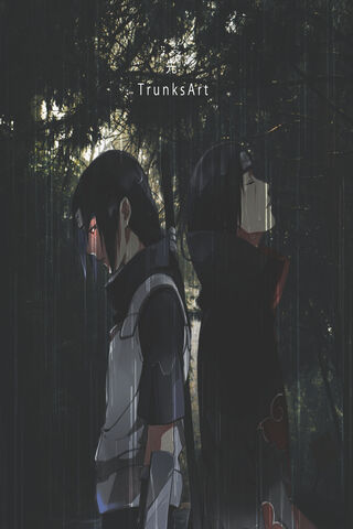 Reflections of Destiny: Itachi's Duality 🌧️✨
