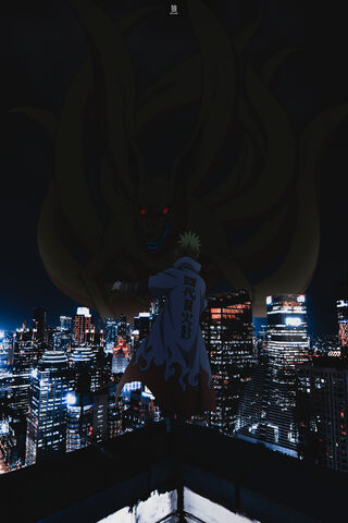 Epic Showdown: Minato vs. Kurama 🌌⚔️