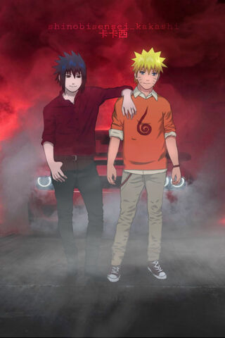 Dynamic Duo: Naruto and Sasuke Unite! 🌟