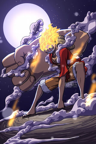 Luffy's Fiery Resolve! ..