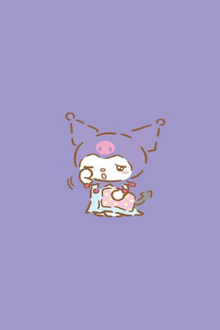 Kuromi's Playful Charm 🎀
