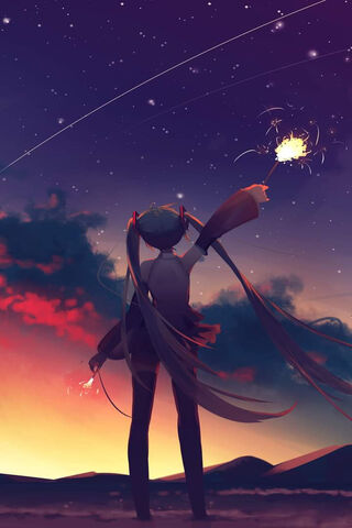 Miku's Celestial Celebration 🌌✨